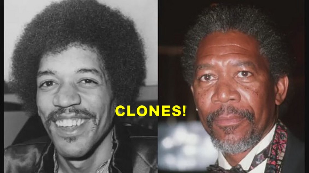 Is Morgan 'Porterfield' Freeman Jr. and Jimi Hendrix also Fucking Reptile Clones?