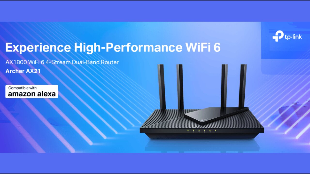 TP-Link AX1800 WiFi 6 Router V4 (Archer AX21)