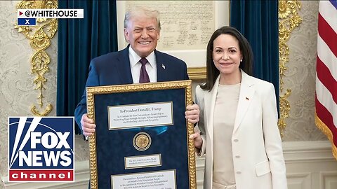Machado Reveals ‘Emotional’ Nobel Peace Prize Presentation to Trump