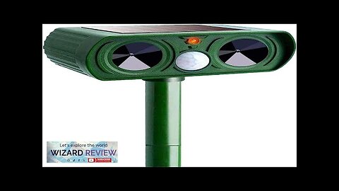 2024 Solar Ultrasonic in Repellent Defender Rat Squirrel Deer Raccoon Skunk Rabbit Review