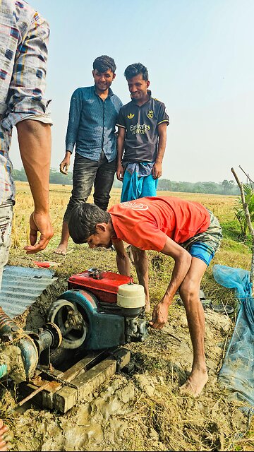 ছোট ইঞ্জিন চালু করা হলো