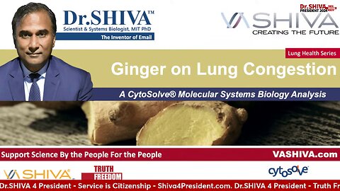 Dr.SHIVA™ LIVE: How Ginger Reduces Lung Congestion - A CytoSolve® Analysis
