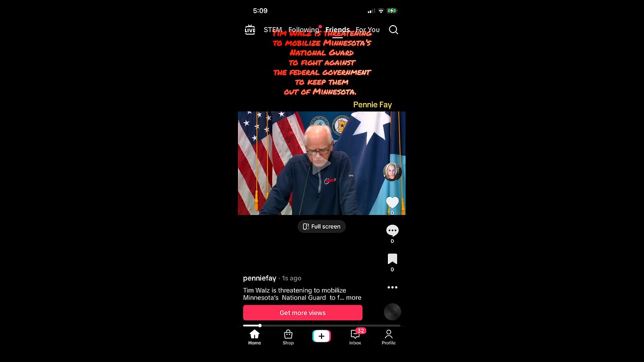 Tim Walz threatens to call on National Guard to keep Ice out of Minnesota