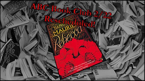 Book Club Live Stream on Rebecca by Daphne du Maurier