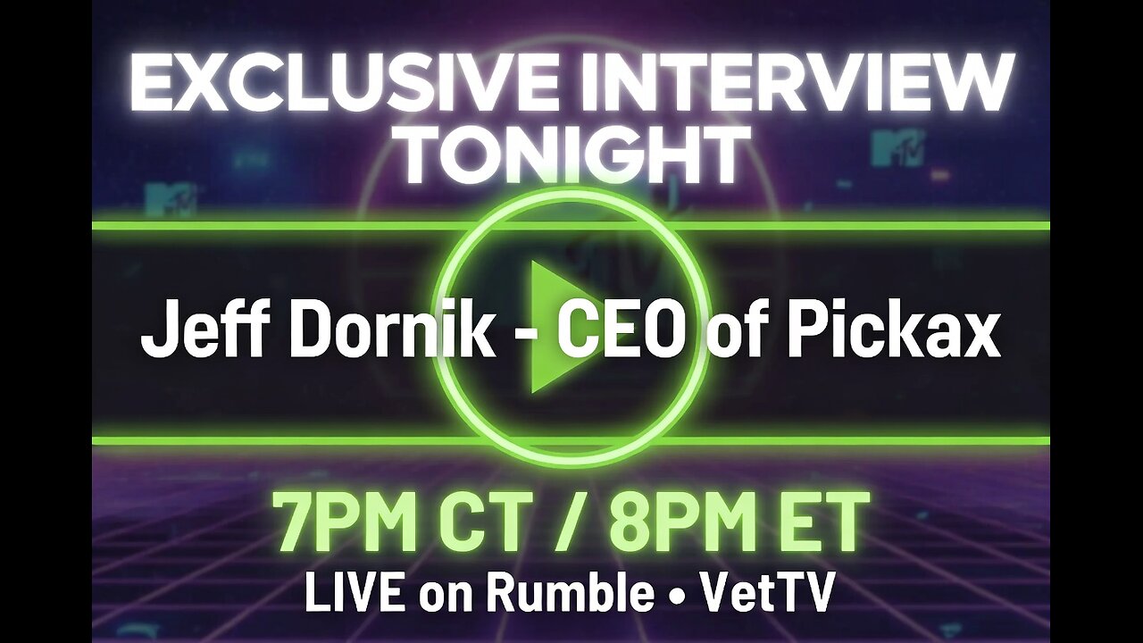 EXCLUSIVE: Jeff Dornik (CEO of Pickax) Interview - Free Speech, No Algorithms & The Future of Social