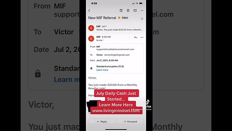 July Daily Cash Just Started - Multiple Income Funnel