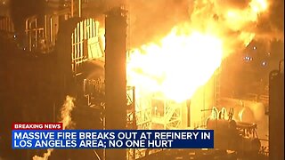 Massive Fire Breaks Out At California Oil Refinery
