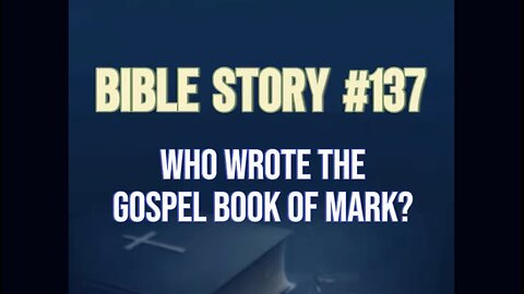 ☀️ Bible Story #137 📖 — Who Wrote Book Of Mark? 👀 #ASL #deaf #stories