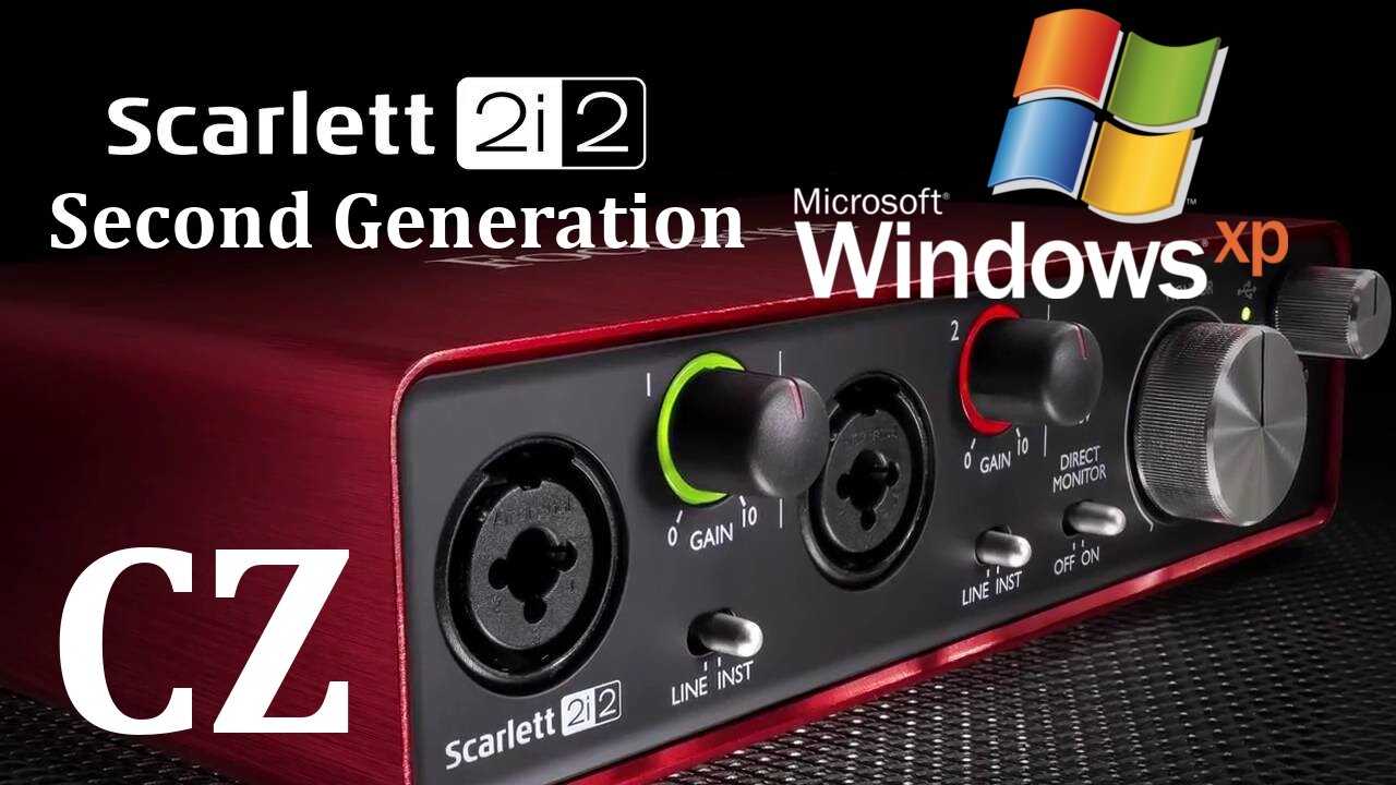Focusrite Scarlett 2i2 Second Gen na Windows XP - Návod {CZ}