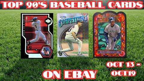 Valuable 90s Baseball Cards | Recent eBay Sales Oct. 13 - 19