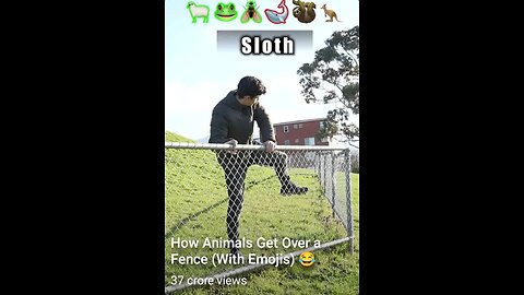 How Animals Get Over a Fence (With Emojies)