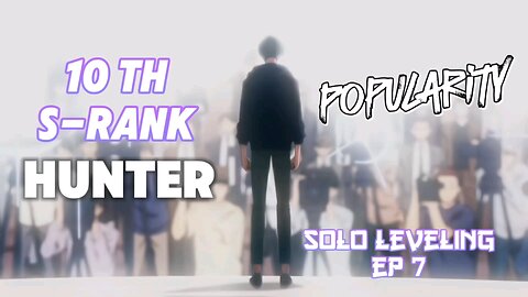 The 10th S-rank Hunter : sung jin-woo Aura 💀🔥 Solo Leveling Season 2's new episode is out! 🔥