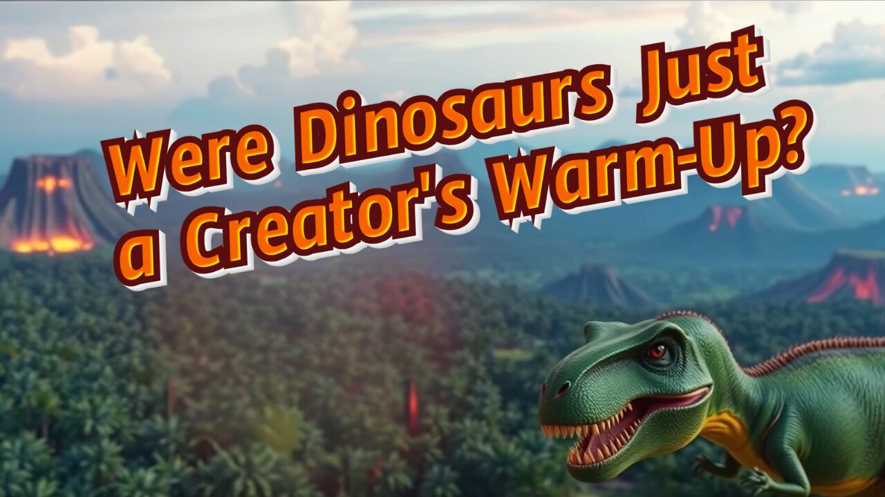 Were Dinosaurs Just a Creator's Warm-Up? Are We Next on the List?