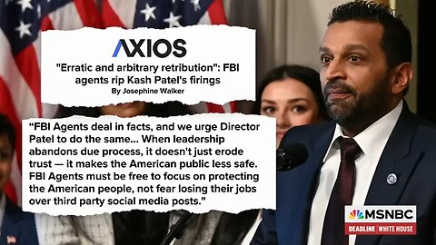 FBI Director Kash Patel throws temper tantrum after news reports of his private jet use