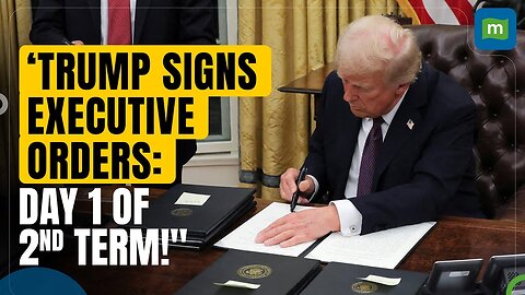 President Donald J. Trump Signs Executive Orders on Day One of Administration