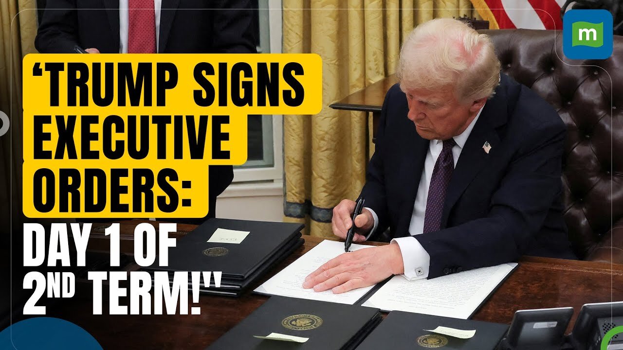 President Donald J. Trump Signs Executive Orders on Day One of Administration