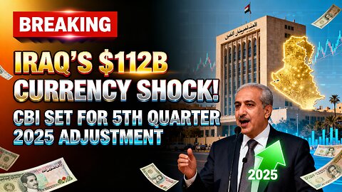 Breaking: Iraq’s $112B Currency Shock! CBI Set for 5th Quarter 2025 Adjustment 🏦 💥 Iraqi Dinar News