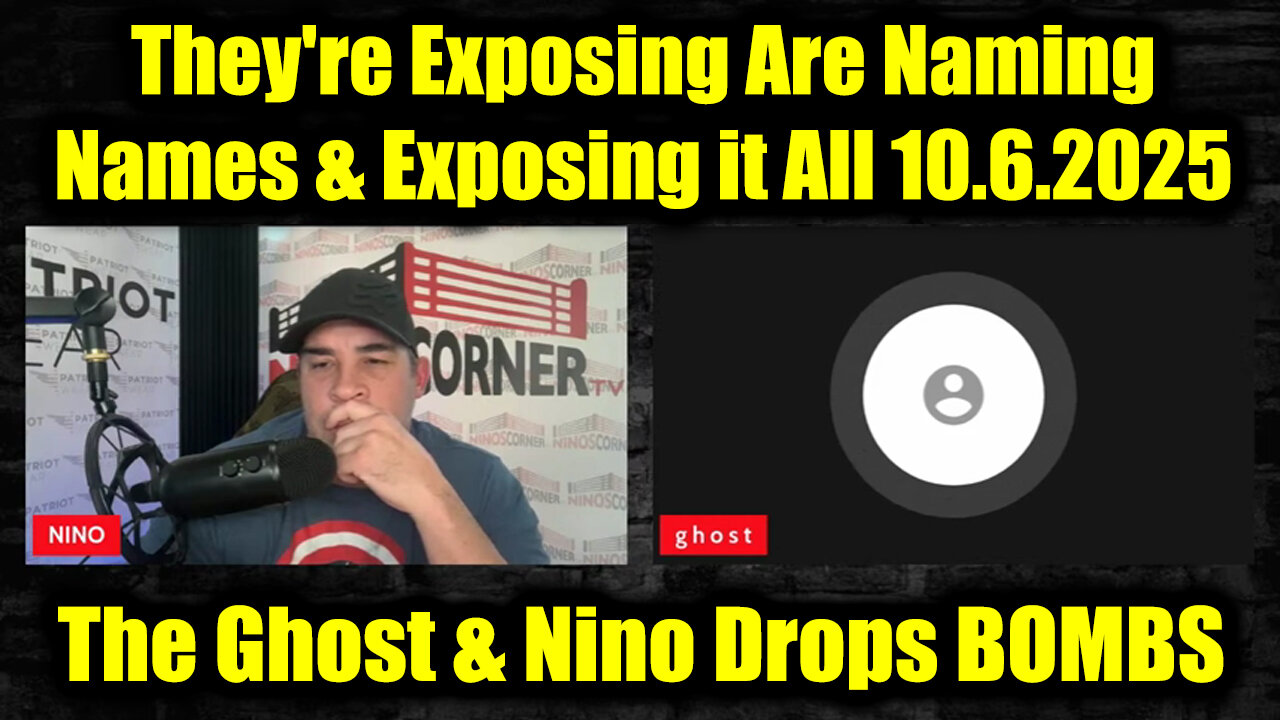 10-6-25-AT-1PM-CST-45T. They're Exposing Are Naming Names