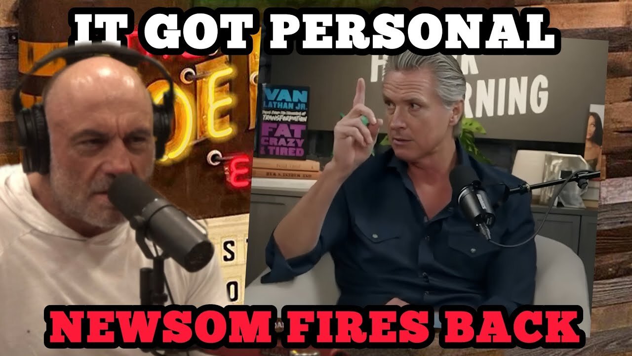 Joe Rogan HUMILIATES Gavin Newsom in Seconds Flat!!