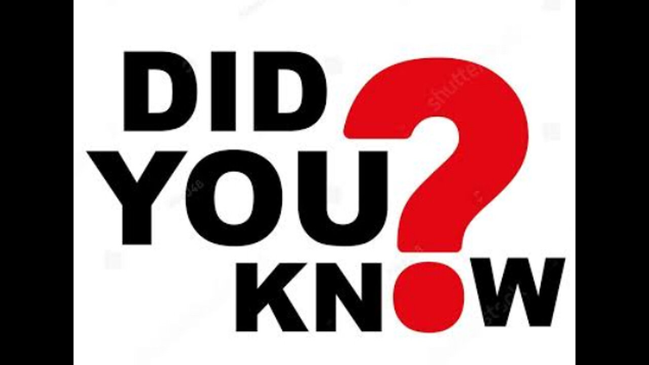 Did you know