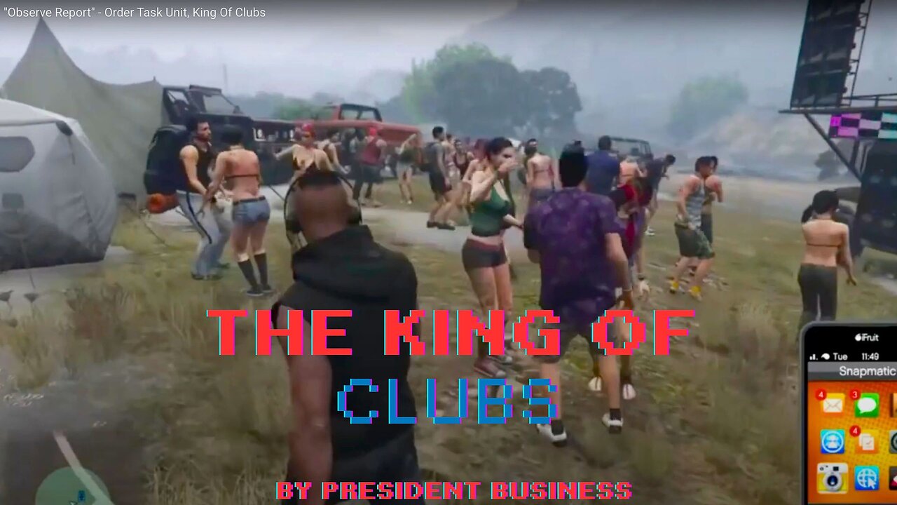 "Observe Report" - Order Task Unit, King Of Clubs