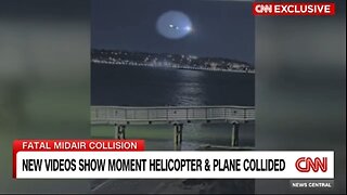 New Clearer Video Of Plane and Helicopter Colliding Over Potomac River