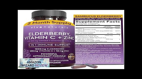 Viva Naturals Elderberry with Vitamin C and Zinc for Adults 5 Review