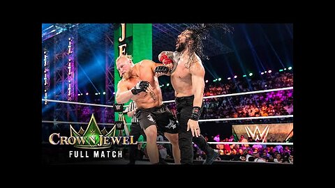 FULL MATCH- Roman Reigns vs. Brock Lesnar - Universal Title Match- Crown Jewel 2021