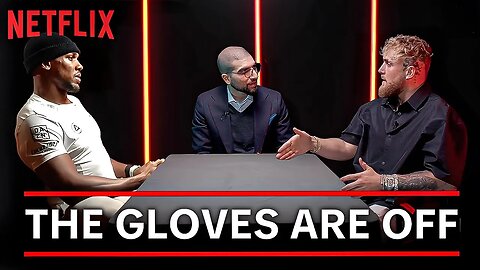 THE GLOVES ARE OFF | Anthony Joshua VS Jake Paul Face 2 Face