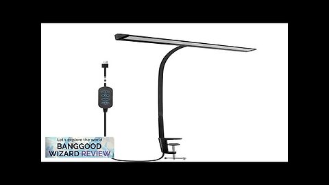 LED Desk Lamp with Clamp 25 Lighting Modes Eye-Caring USB Powered Flexible Review