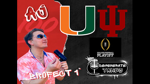 CFP National Championship Miami v. Indiana Watch Along!