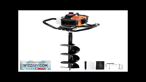 VEVOR Gas Post Hole Digger 52CC 1450W with 8” Drill Bits Review