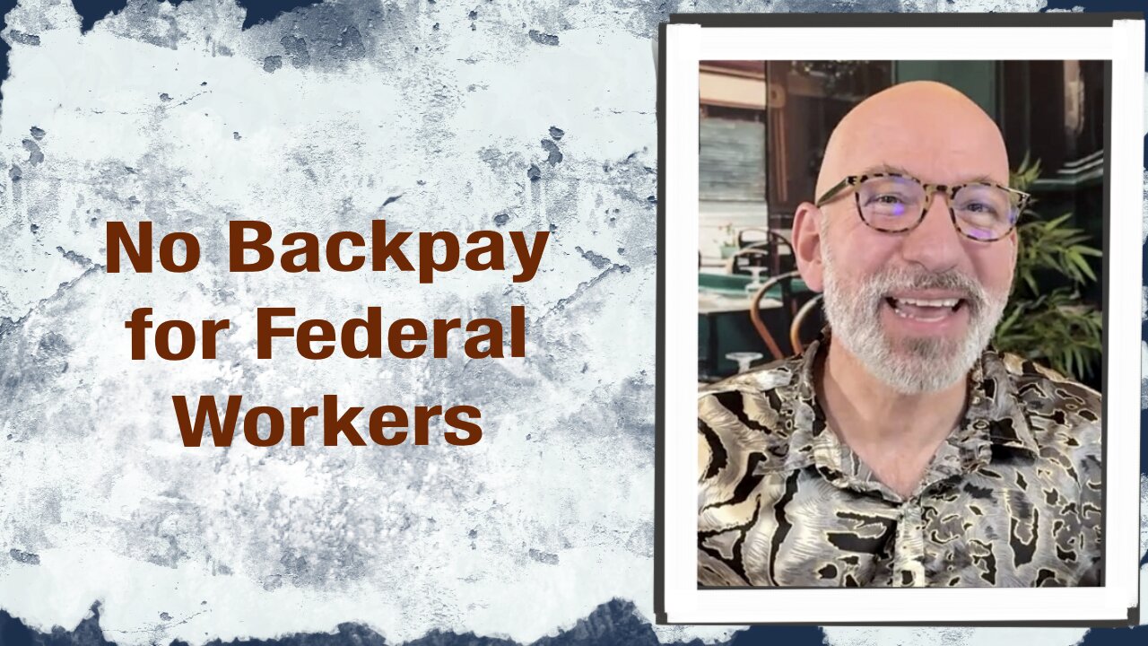 No backpay for Federal Workers