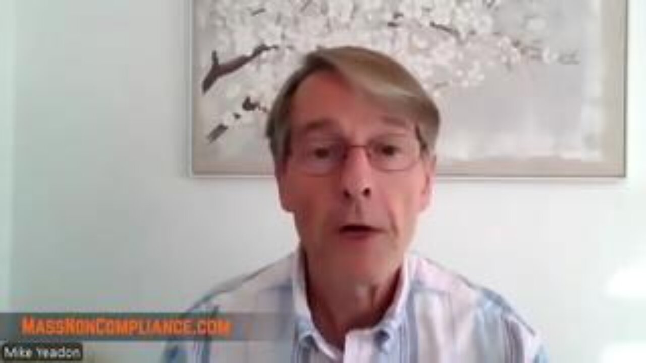 Dr Mike Yeadon Mass Non-Compliance protest against Digital ID.