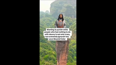 Wanting to punish white people who had nothing to do with slavery is not only crazy, but…