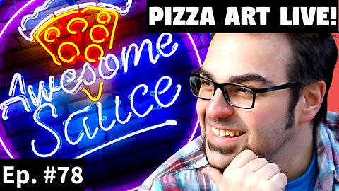 Awesome Sauce PIZZA ART LIVE Ep. #78: Chuck Staton