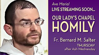 Thursday after Ash Wednesday - March 6, 2025 - HOMILY