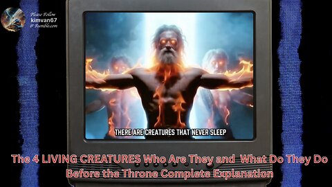 The 4 LIVING CREATURES Who Are They and What Do They Do Before the Throne