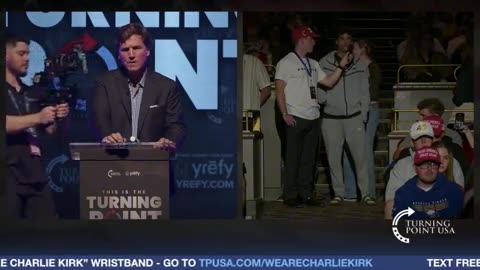 ‘Leave My Father Out of It’: Tucker Carlson Threatens to ‘Kick’ Student’s ‘Ass’ During TP USA Debate