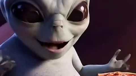 Alien Comedian! Extraterrestrial Tells Pizza Joke