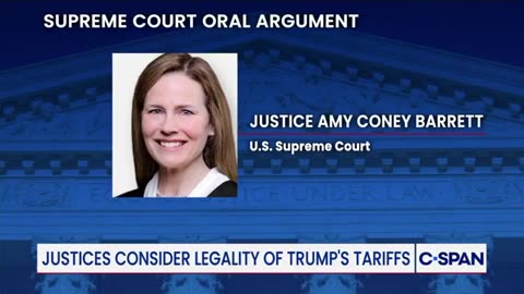 Justice Barrett asks about refunding tariff revenue if the Trump admin loses the case:
