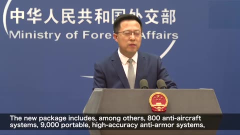 China Foreign Ministry On dangerous US-NATO weapons support in Ukraine