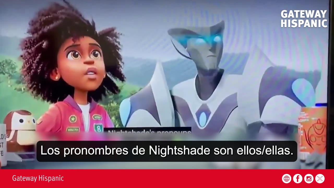 Transformers Earthspark, a children's show on @Netflix, also promotes gender ideology