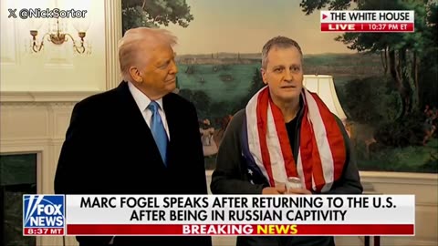 FREED PRISONER MARC FOGEL: "PRESIDENT TRUMP IS A HERO!"