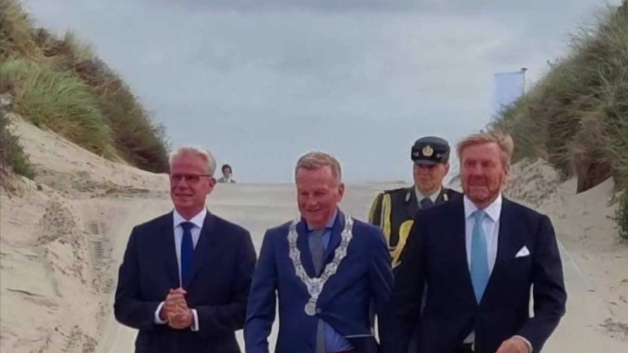 Koning opent windmolenpark op zee Hollandse Kust Zuid IJmuiden 29 sept 2023