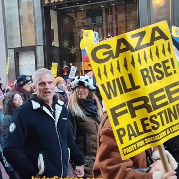 "International Day of Solidarity with the Palestinian People" in NYC 2025