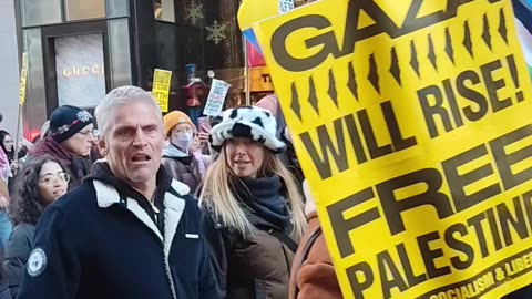 "International Day of Solidarity with the Palestinian People" in NYC 2025