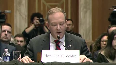 Lee Zeldin's FULL opening statement to become the next head of the EPA.