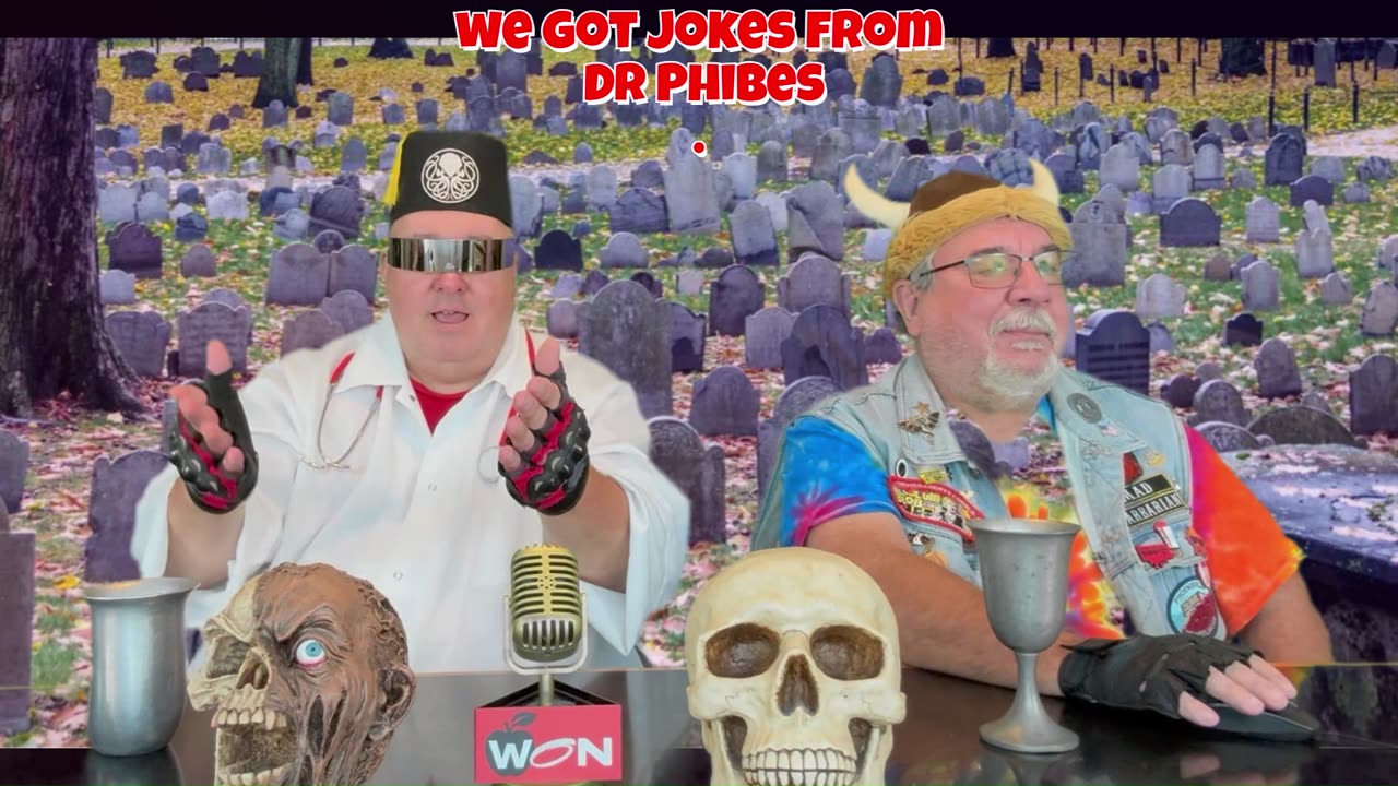 Cemetery Cinema Presents This Weeks Jokes from Dr Phibes!