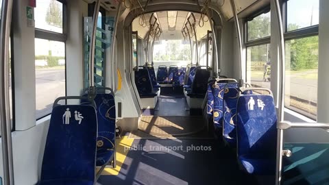 Wewnątrz tramwaju Pesa 121NbT #310